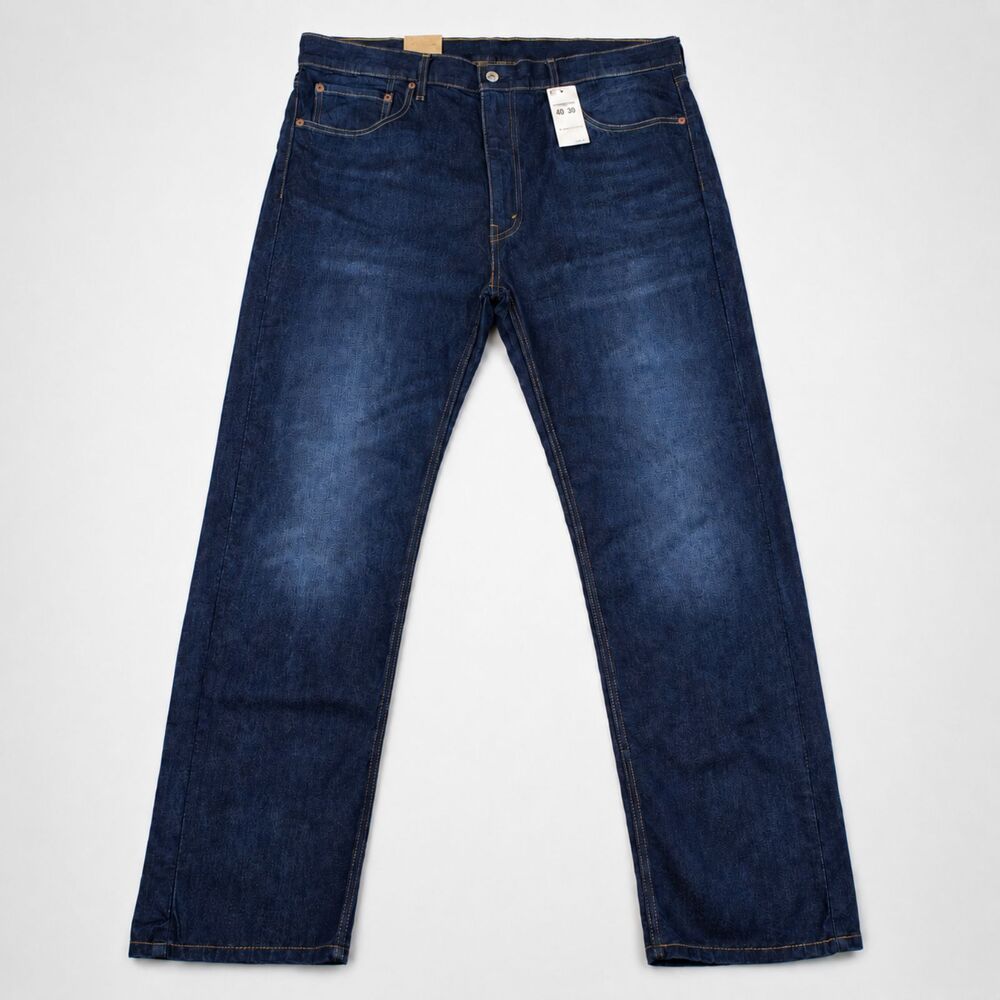 Levi’s 505 Regular Fit Jeans Men’s 40x30 Dark Wash Straight Leg NWT